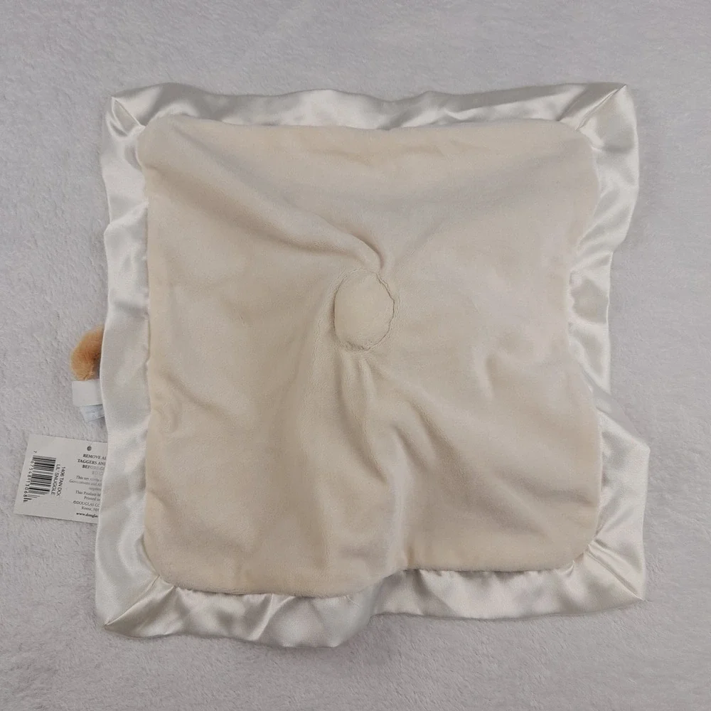 Douglas Baby Lil Snugglers Puppy Love Security Blanket Tan Dog Lovey 1406 NWT
